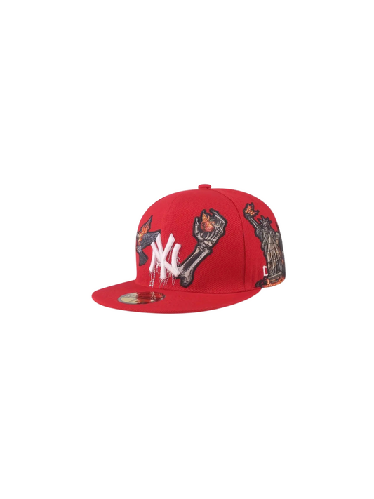New Era Fitted Cap Baseball Cap with NY 3D Embroidery