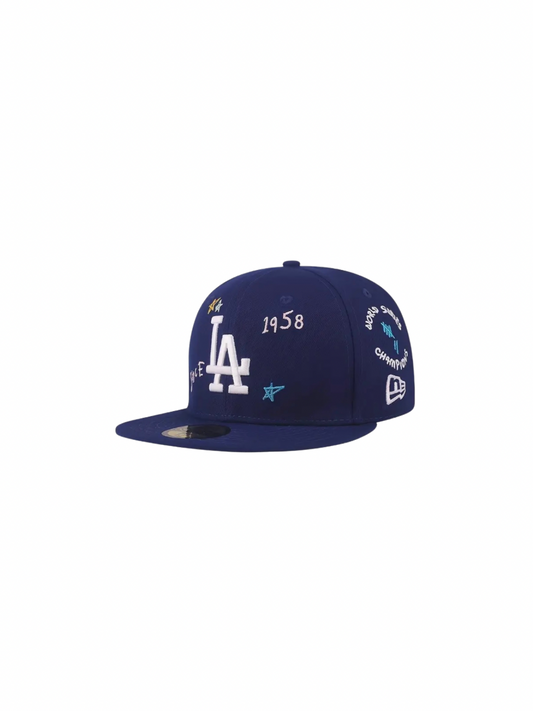 New Era LA Embroidered custom Fitted Cap