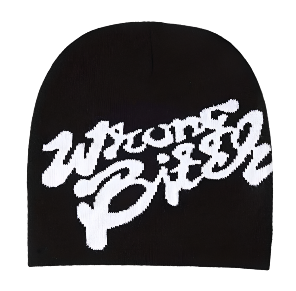 Letter Knit Beanie