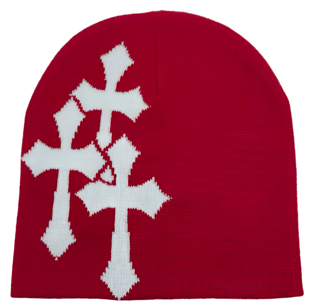 Cross Shaped Pattern Beanie