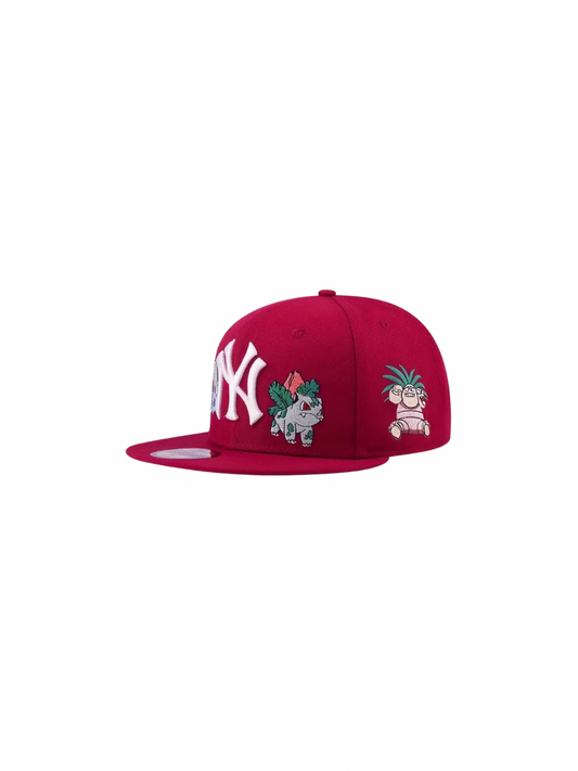 NY Embroidered Fitted Cap