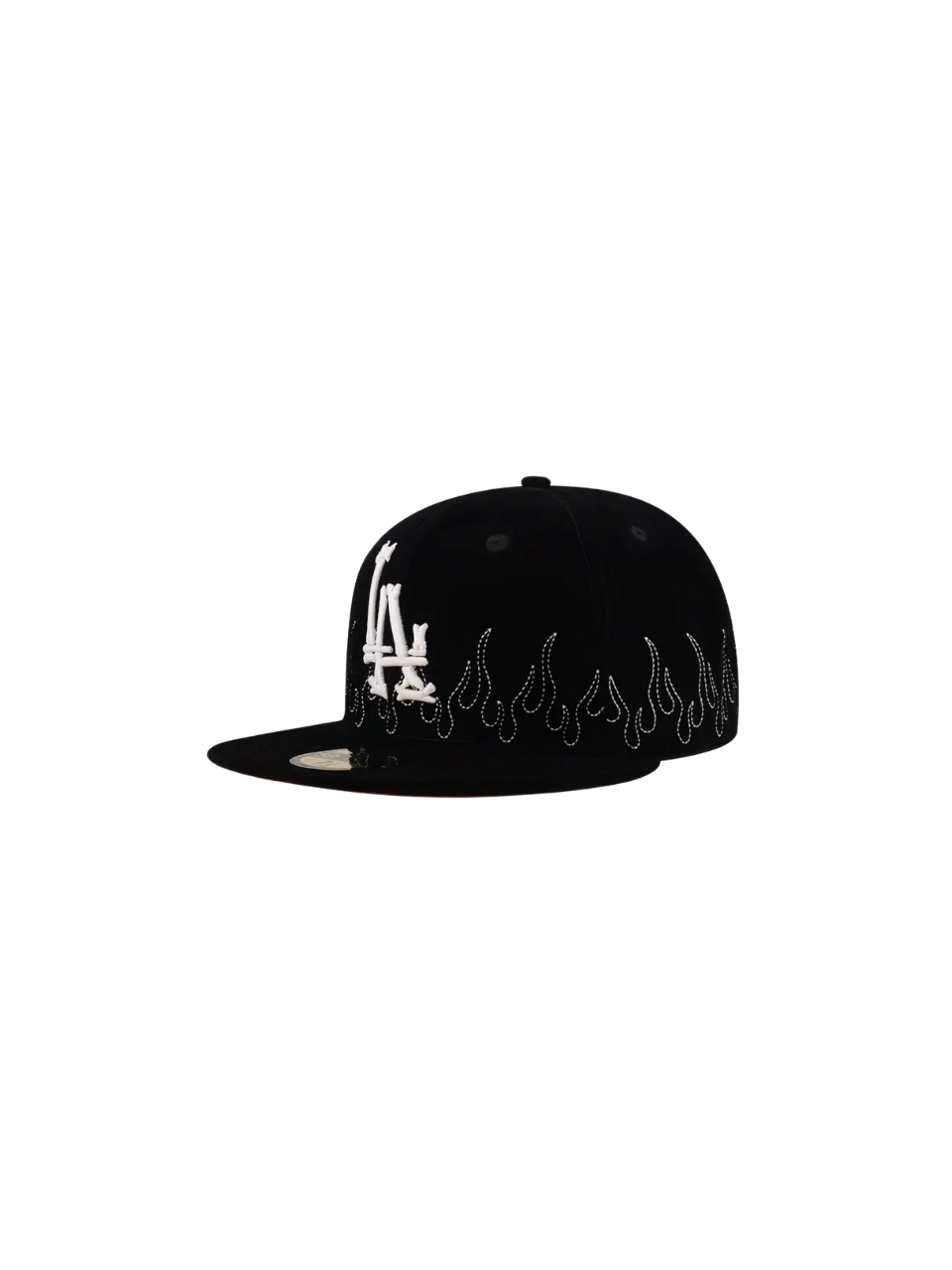 LA Fire Embroidered Fitted Cap – Y2KGloball