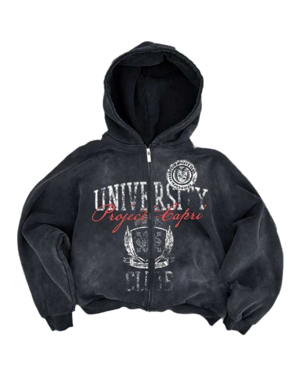 Vintage Patch Work Zip Up