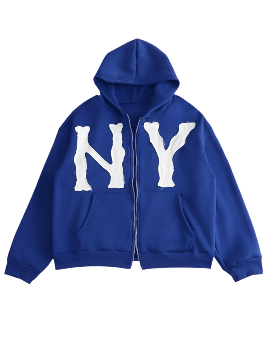 NY Zip Up Hoodie