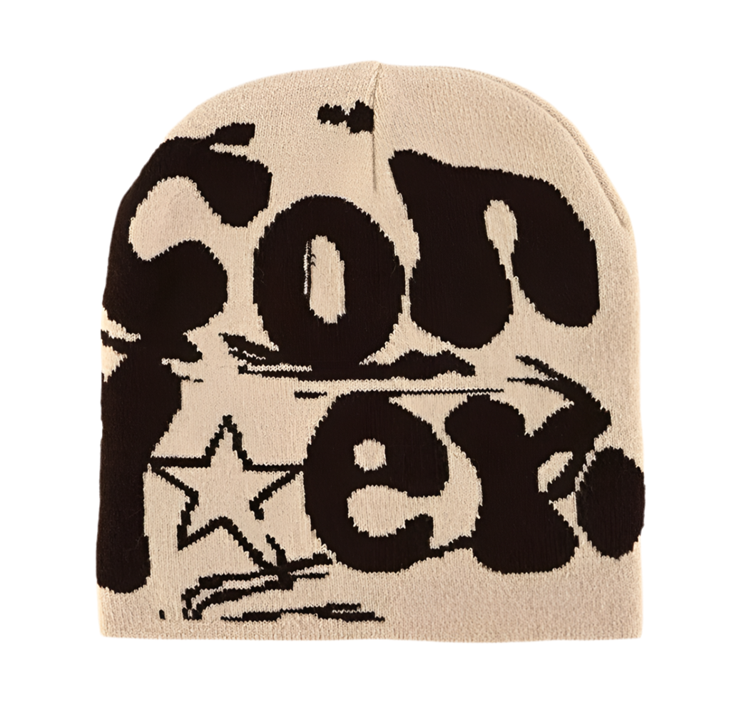 Y2K Style Graphic Beanie