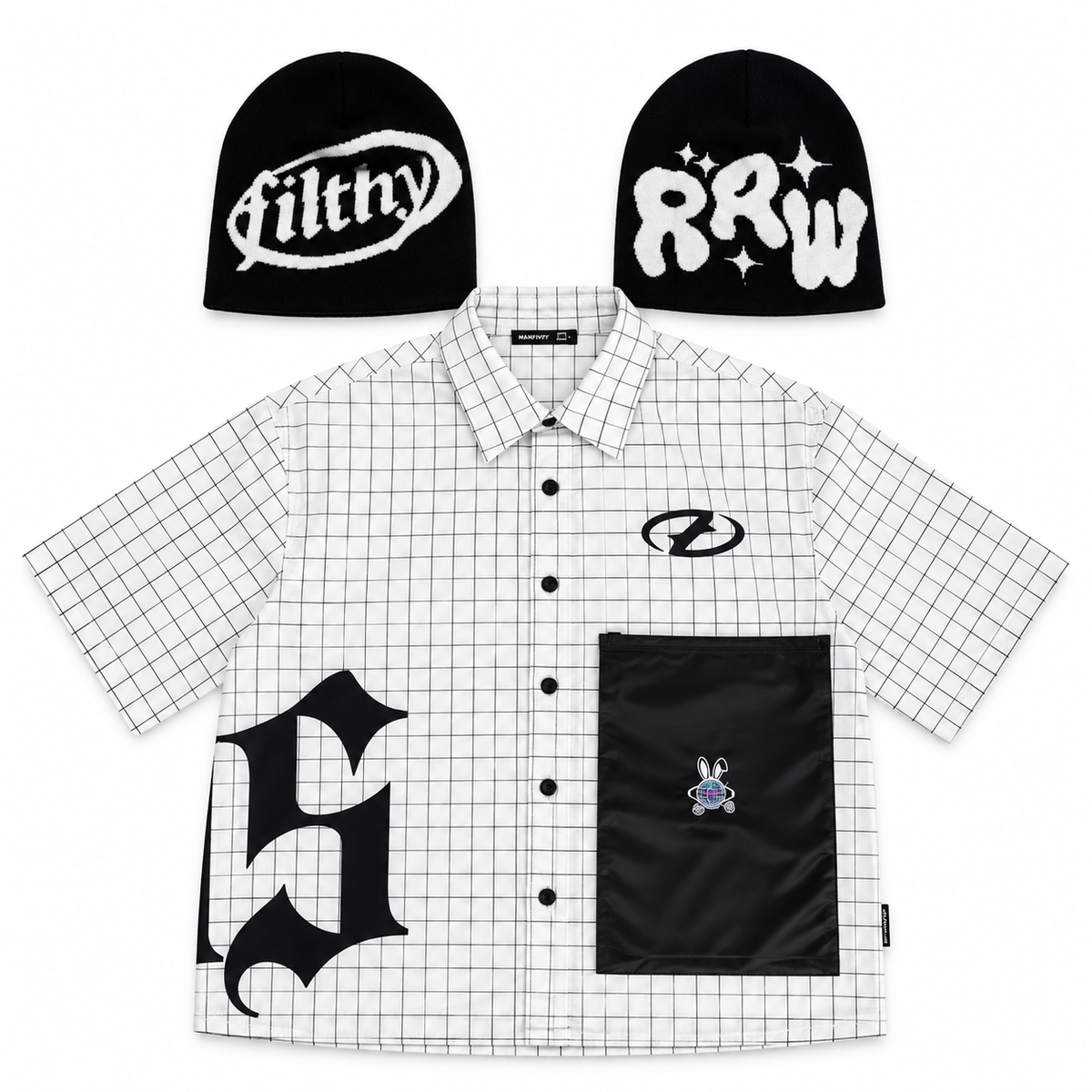 Y2K SAINT BLACK SET