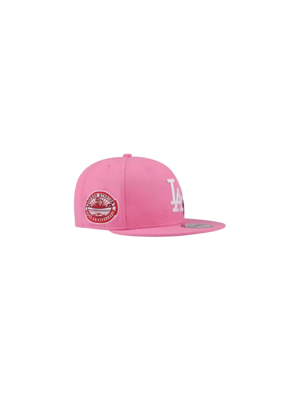Pink LA Flower Embroidered Cap