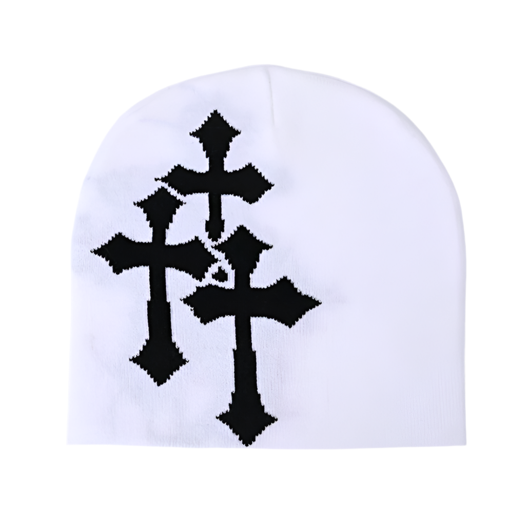 Cross Shaped Pattern Beanie
