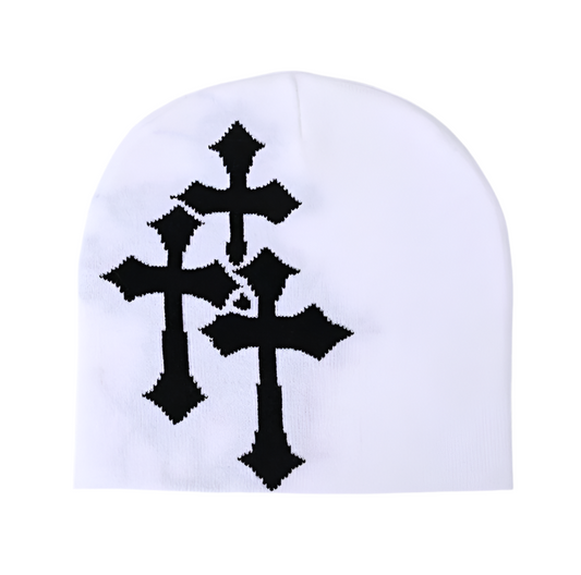 Cross Shaped Pattern Beanie