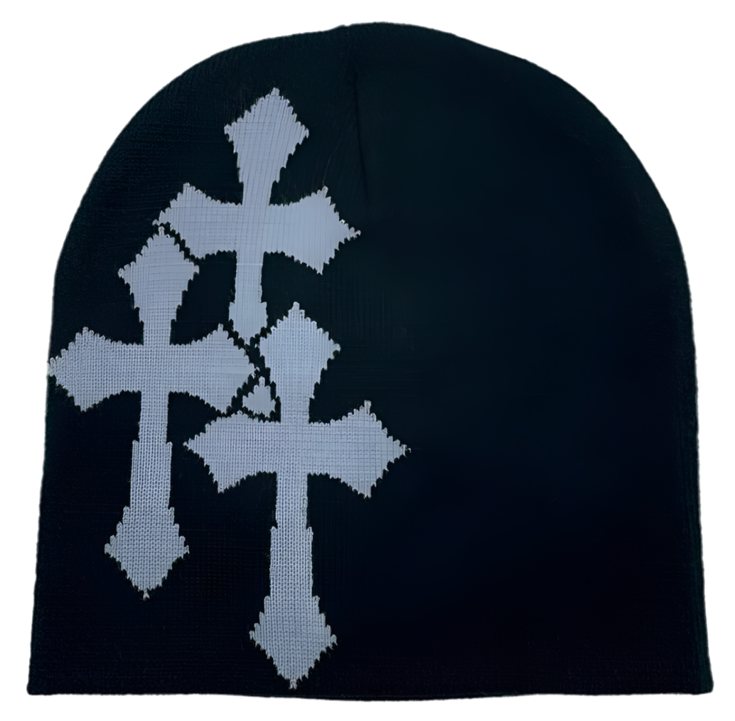 Cross Shaped Pattern Beanie
