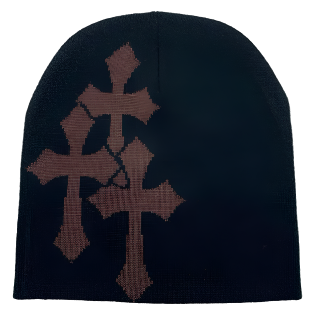 Cross Shaped Pattern Beanie