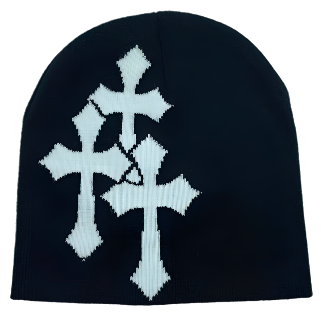 Cross Shaped Pattern Beanie