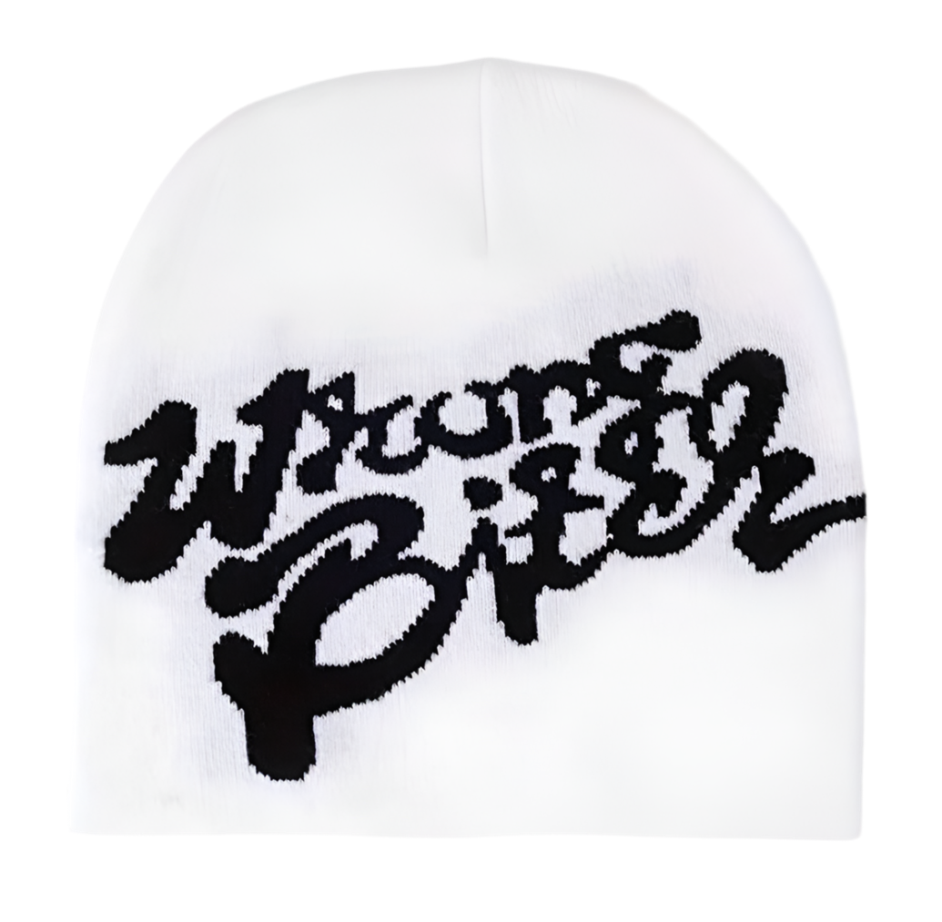 Letter Knit Beanie