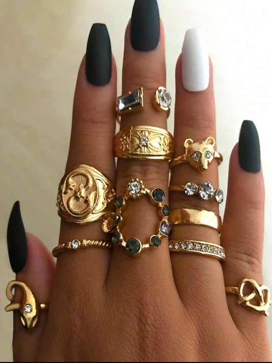 11 Piece Ring Set