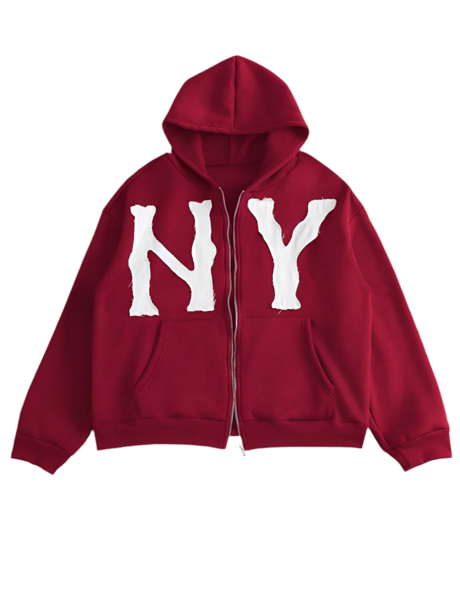 NY Zip Up Hoodie