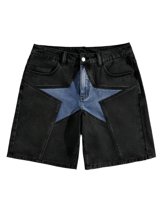 Jorts With Star Design